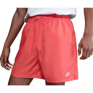 Men's Nike flow club 6” Athletic Shorts M Orange Coral i4
